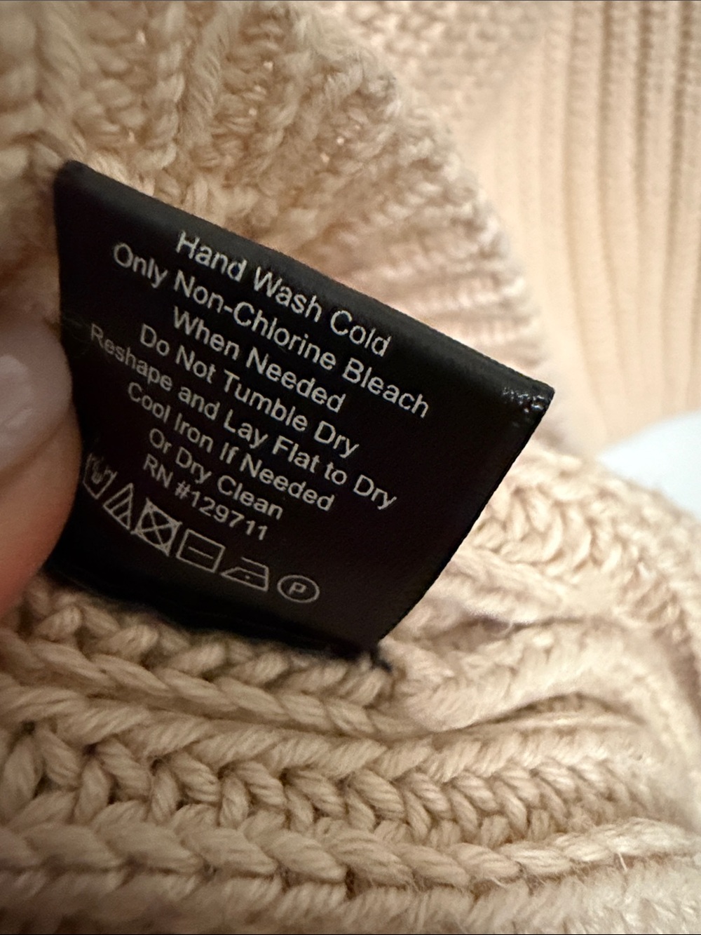 Jenni Kayne Cream Cotton Fisherman Sweater - Picture 11 of 11